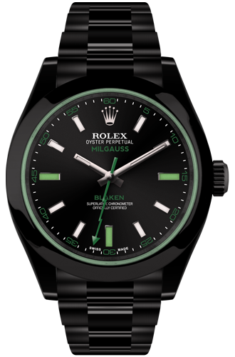 rolex black green