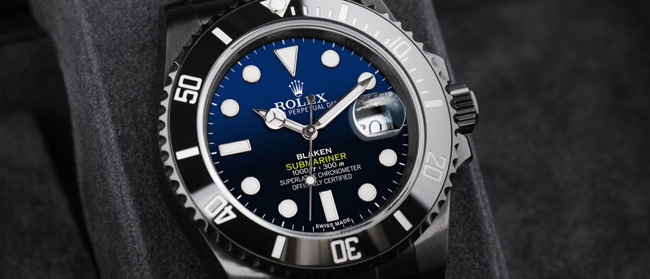 rolex blaken submariner price